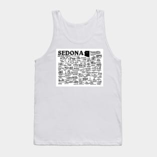 Sedona Map Art Tank Top